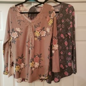 Lot of 3 Torrid long sleeve tops